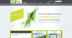 Desktop Screenshot of gen-ial.de